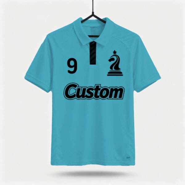 Blue factory direct sales team football suit set sports shirt European Cup fan breathable quick drying training suit team uniform