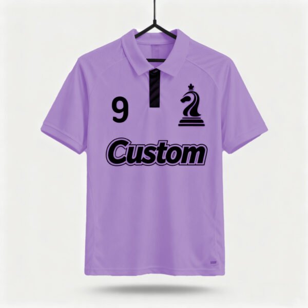 1219JTJTJT (16) Purple factory direct sales team football suit set sports shirt European Cup fan breathable quick drying training suit team uniform