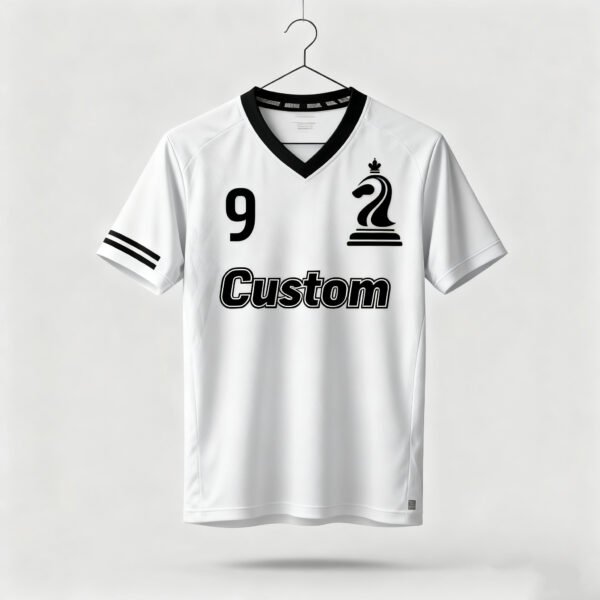 1219JTJTJT (18) White factory direct sales team football suit set sports shirt European Cup fan breathable quick drying training suit team uniform