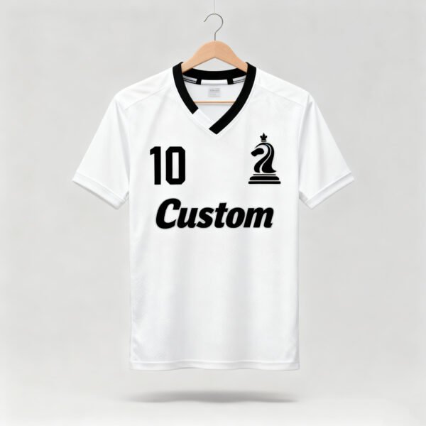 1219JTJTJT (19) White factory direct sales team football suit set sports shirt European Cup fan breathable quick drying training suit team uniform