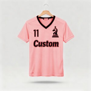 1219JTJTJT (21) Pink factory direct sales team football suit set sports shirt European Cup fan breathable quick drying training suit team uniform