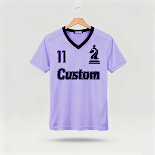 1219JTJTJT (30) Purple factory direct sales team football suit set sports shirt European Cup fan breathable quick drying training suit team uniform