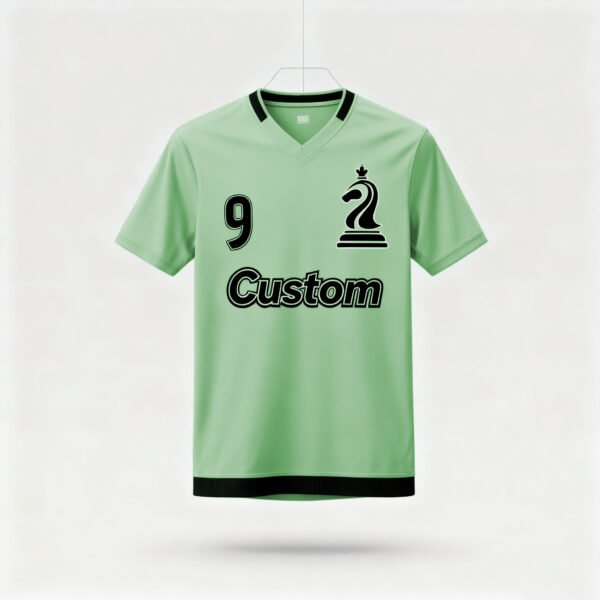 1219JTJTJT (4) Green factory direct sales team football suit set sports shirt European Cup fan breathable quick drying training suit team uniform
